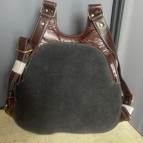 Myra-Daisy Hill Trail Hand-Tooled
Backpack Bag - Picture 2 of 3